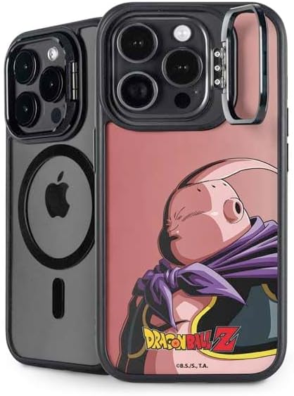 Skinit Kickstand Phone Case Compatible with iPhone 14 Pro Max - Officially Licensed Dragon Ball Z Majin Buu Symbol Design