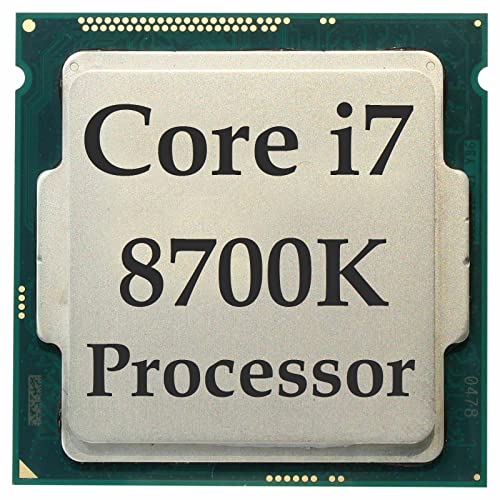 Image of Core i7 8700K 8th Generation LGA 1151 Socket TDP 95W (No Box, No Fan) Unlocked Processor.