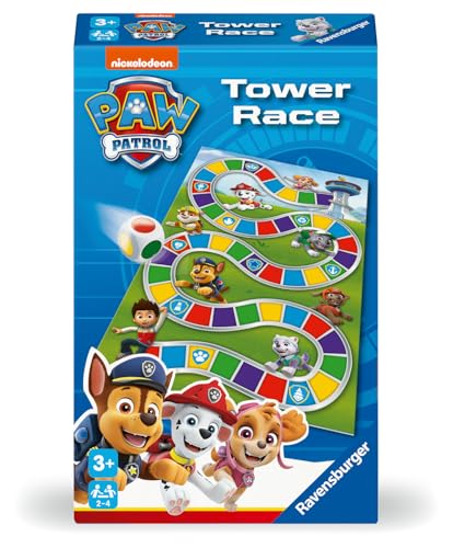 Ravensburger - Jeu de société - Pat'Patrouille - Tower Race - Jeu de Plateau en Famille - Course...
