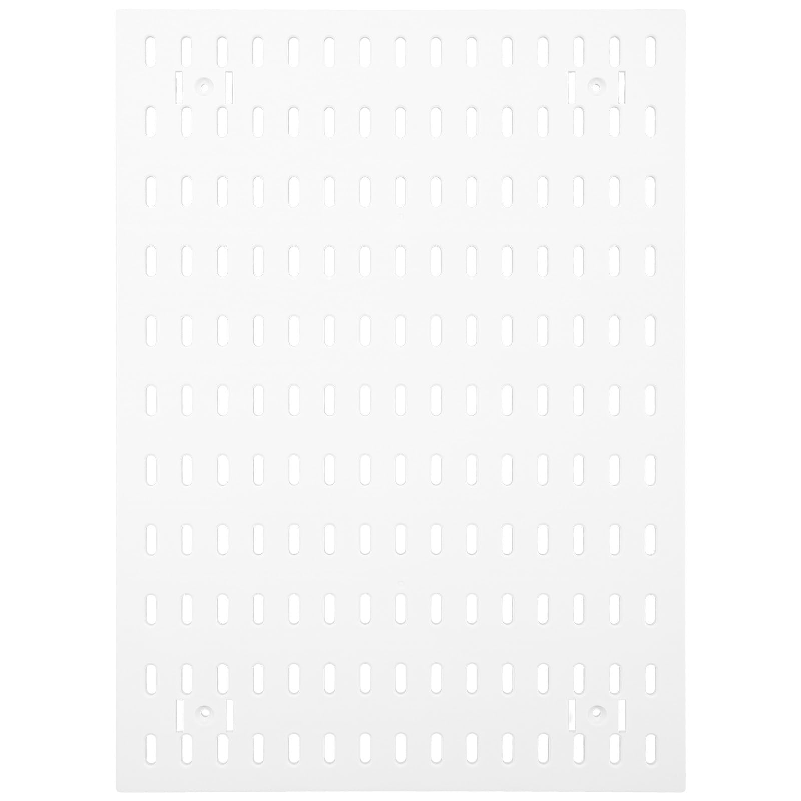 Rangement mural plastique blanc panneau perforé pour optimiser l'espace