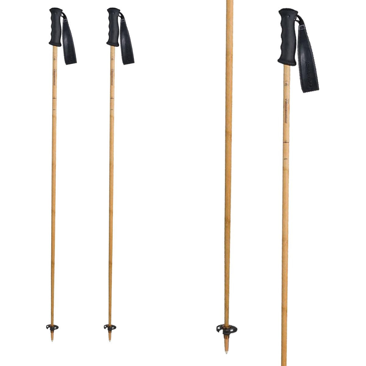 Komperdell Carbon Cloud - Bamboo kije narciarskie 120 cm