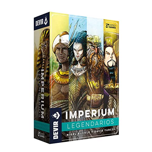 Devir - Imperium: Legendarios, Juego de Mesa, Juego de Cartas, Mulitjugador y Individual, Edad +14 (BGIMPLSP)