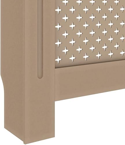 Miniatura 27 de 2 piezas de MDF para el hogar, calentador de sala de estar, soporte lateral para calefacción, cubierta de radiador, estante de gabinete de