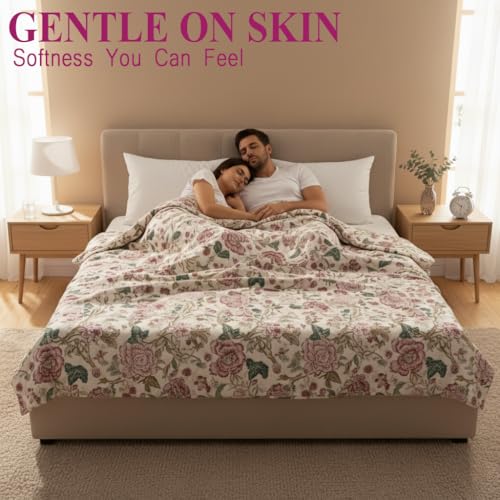 Image of Trance Home Linen Premium 100% Cotton Dohar for Double Bed | 150 GSM | Reversible Ac Comforter | Light Weight All Season Soft Blanket (84x88 Inches | Malhaar Red)