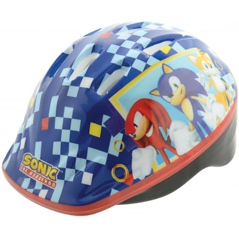 Sonic Kids Bike Helmet with Adjustable Fit Cover