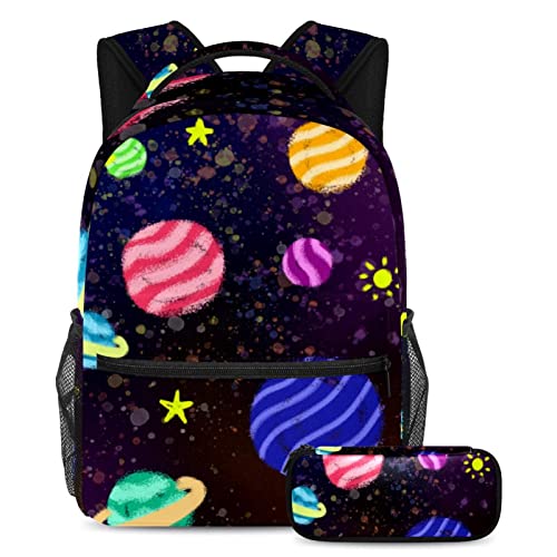 Sac à dos galaxie enfants idéal pour l'école, les sorties et les voyages des ados
