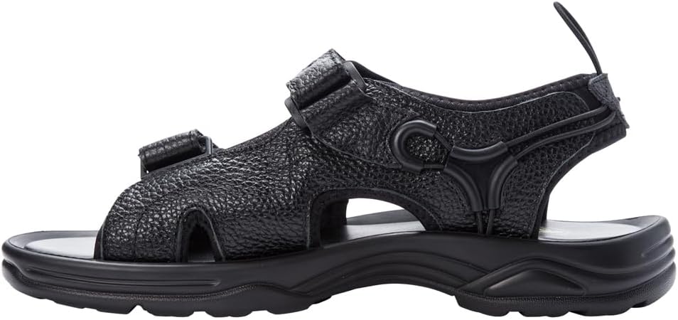Propét Men's Surfwalker II Sandal, Black, 18 X-Wide US