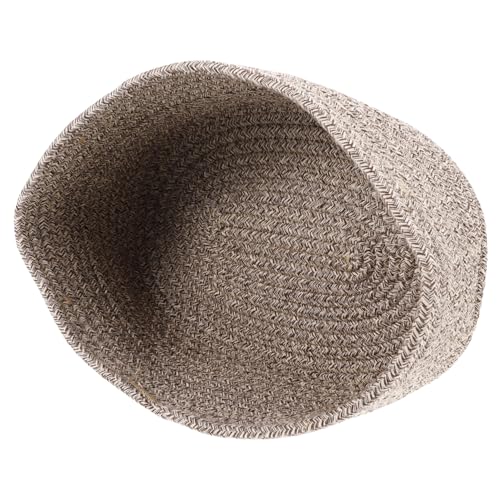 Panier de rangement en coton tressé main pour chambre d'enfant