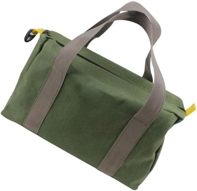 Tool Bag Canvas Multifunction Tool Storage Carry Bag Wide Mouth Waterproof Handbag 16inch.