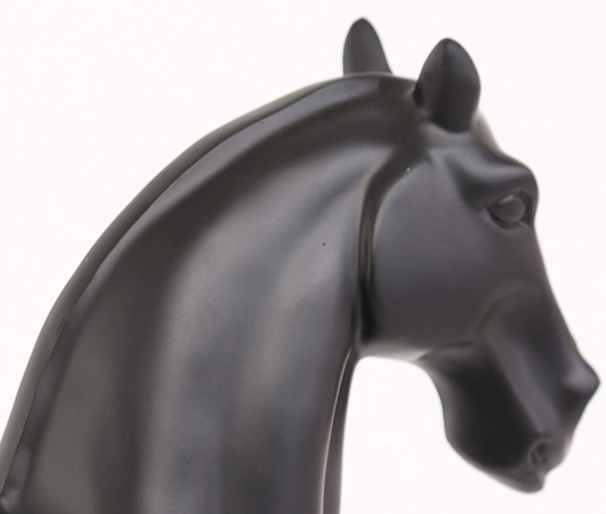 Amazon.co.jp: 装飾的な馬の像、馬の彫刻モデル樹脂アンティーク工芸品