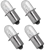 BestRec for (4) 18 Volt Flashlight Replacement Xenon Bulbs for SKIL Model 2897 1619P05627