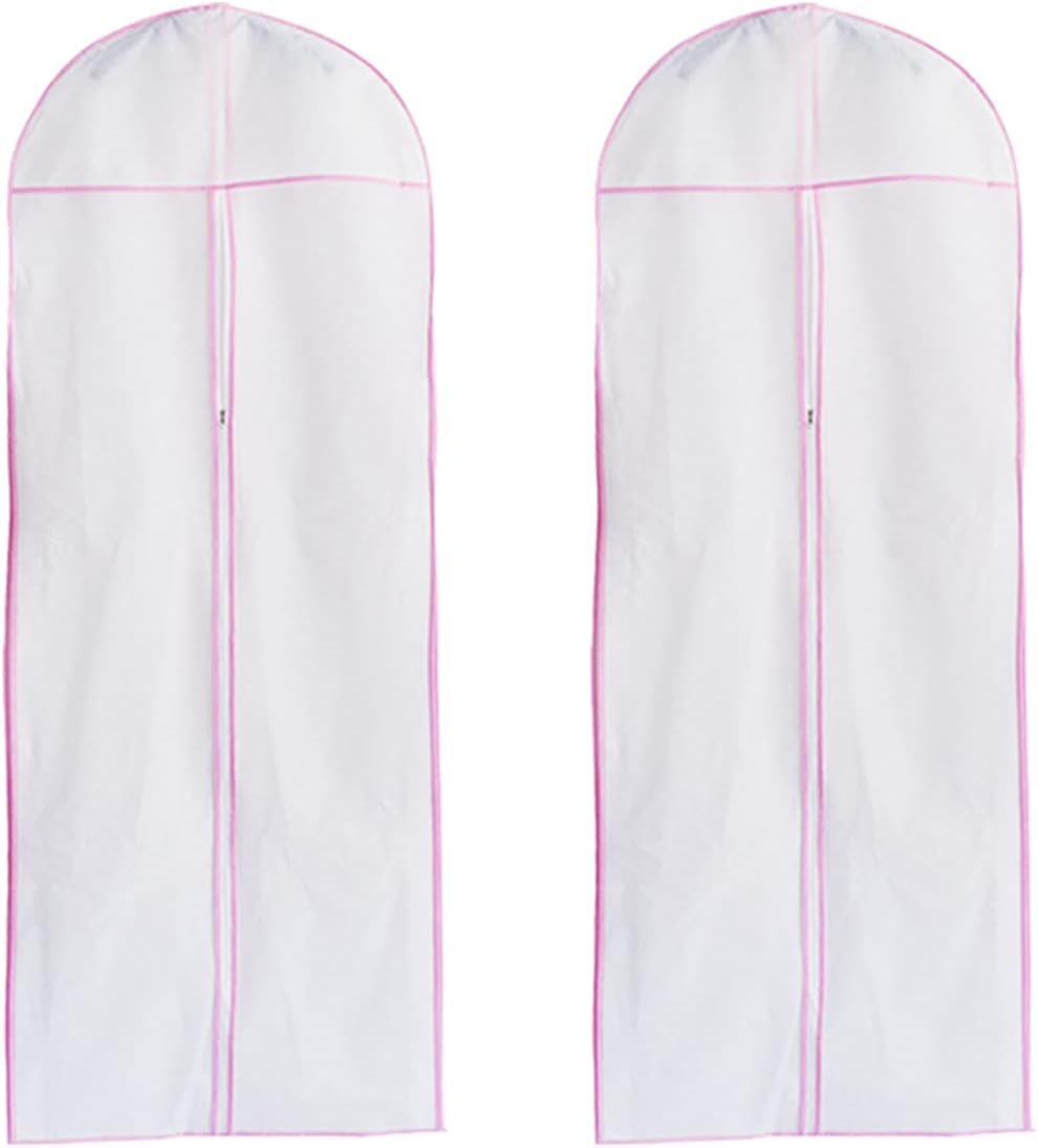 I3C 2PCS Wedding Dress Bag 5.9ft, Dress Bags Covers Long, Dress Covers