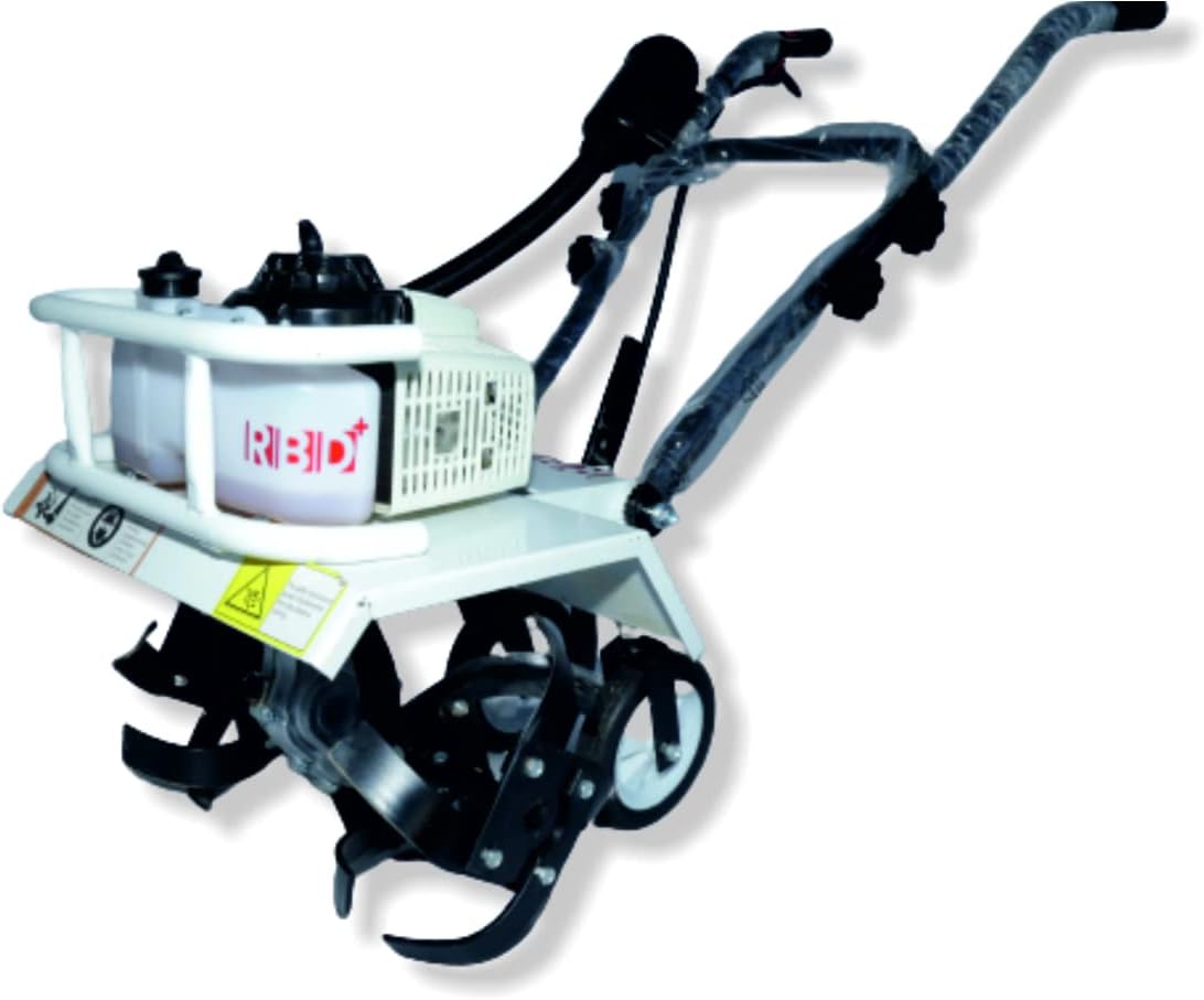 RBD 3 hp 2 Stroke/AIR Cooled Petrol Engine/Mini Tiller | Cultivator | Weeder Used for Weeding in All Types of Agriculture Crops, Fruits and Vegetables with High Steel Blades