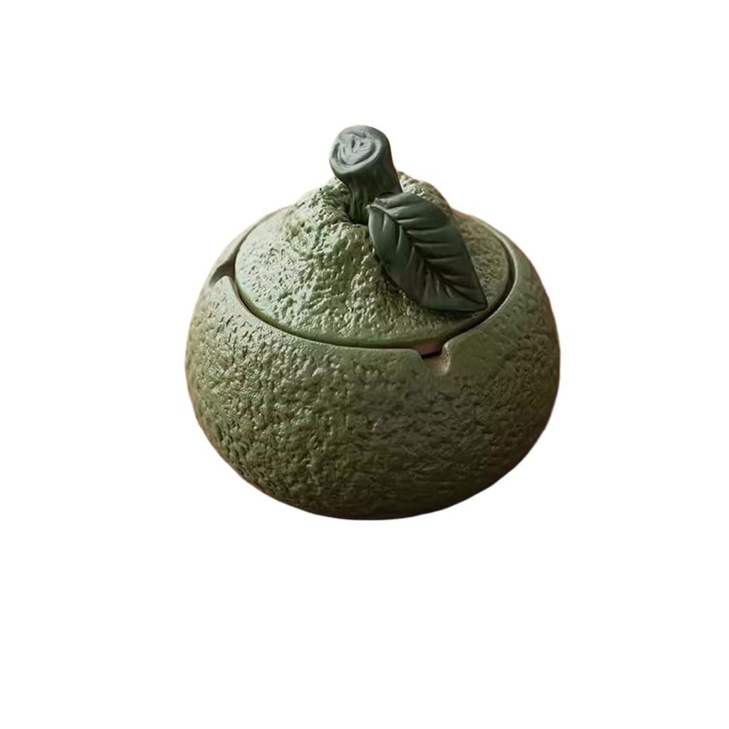 Gthtuhfd B Ash Tray Ashtray High-End Atmospheric High-End Home Living Room Creative Ugly Orange Cover Desktop Decoration Ashtray For Outside Patio,