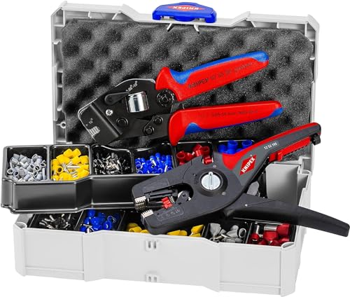 KNIPEX Surtido de crimpado para punteras huecas 265 mm, 97 90 15