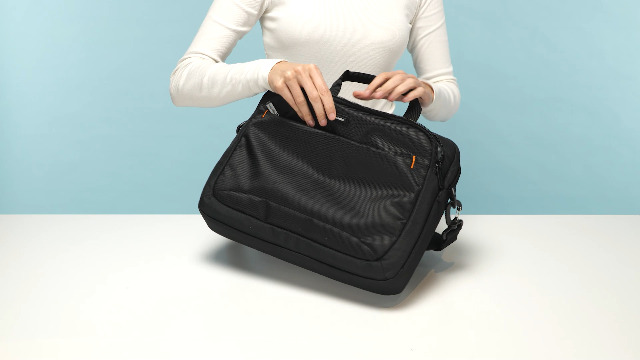 WSLCN Borsa A Tracolla Per Computer Portatile Da 13,3", Impermeabile, Resistente Agli Urti, Leggera, Custodia Per Notebook, Custodia Per Computer Portatile, Colore: Grigio