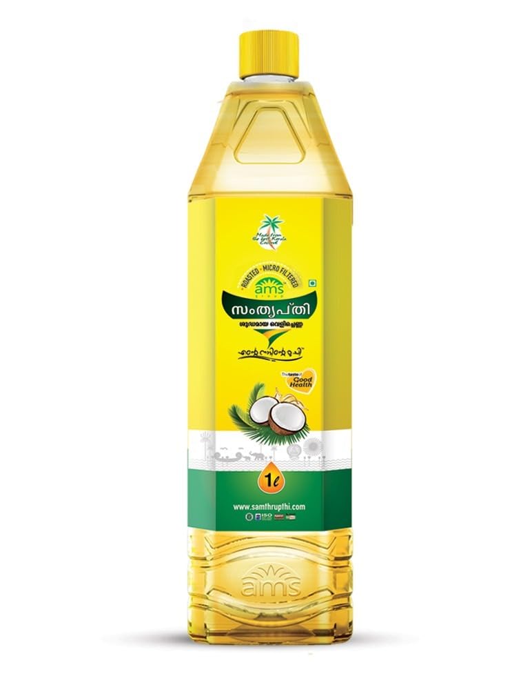 Image of Samthrupthi Pure Coconut Oil, 1 Litre