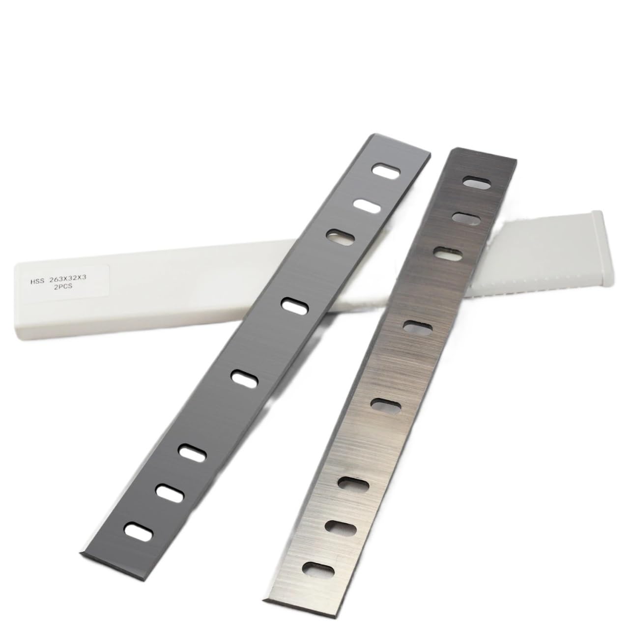 Coltelli for piallatrice HSS 263×32×3mm riaffilabili for piallatrice a spessore AP10 AP10N for la lavorazione del legno - Set di 2 pezzi