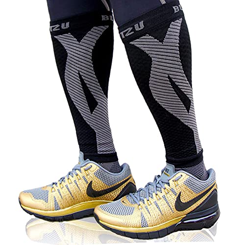 Up To 60% OFF Calf Compression Sleeve Men Compression Sleeves for Legs Women Leg Sleeves for Men Football Muscle Recovery Varicose Veins Treatment for Legs Shin Splints Leg Pain Relief Support Black S-M