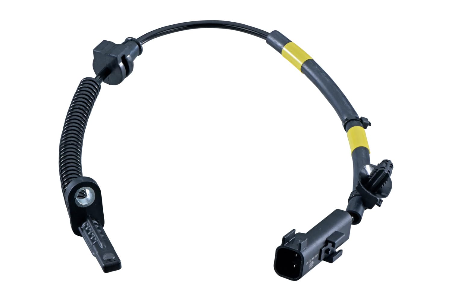 HELLA 6PU 358 251-551 Sensor, Raddrehzahl - 2-polig - Hinterachse - Kabel: 364mm - mit Befestigungsclips am Kabel