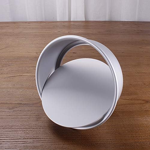 4-12 Inch Non-Stick Deep Aluminum Round Cake Pan with Removable Bottom for Wedding/Birthday/Christmas Cake Baking Round Cake Tin Set with Loose Base
