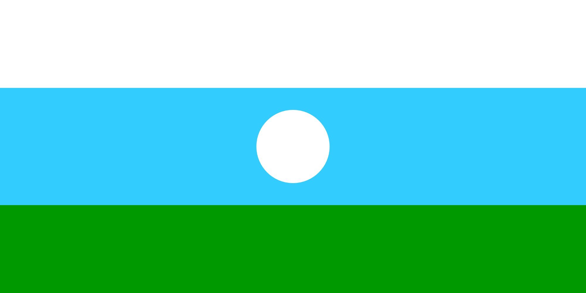 Drapeau Krestyakhsky Yakutia pour honorer ses racines sibériennes