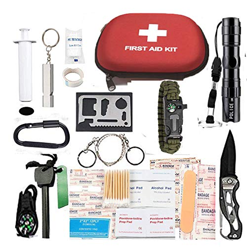 ファーストエイド キット 救急 セット ポイズンリムーバー 登山 アウトドア サバイバル 防災 救急箱 小型 コンパクトで携帯用にも便利