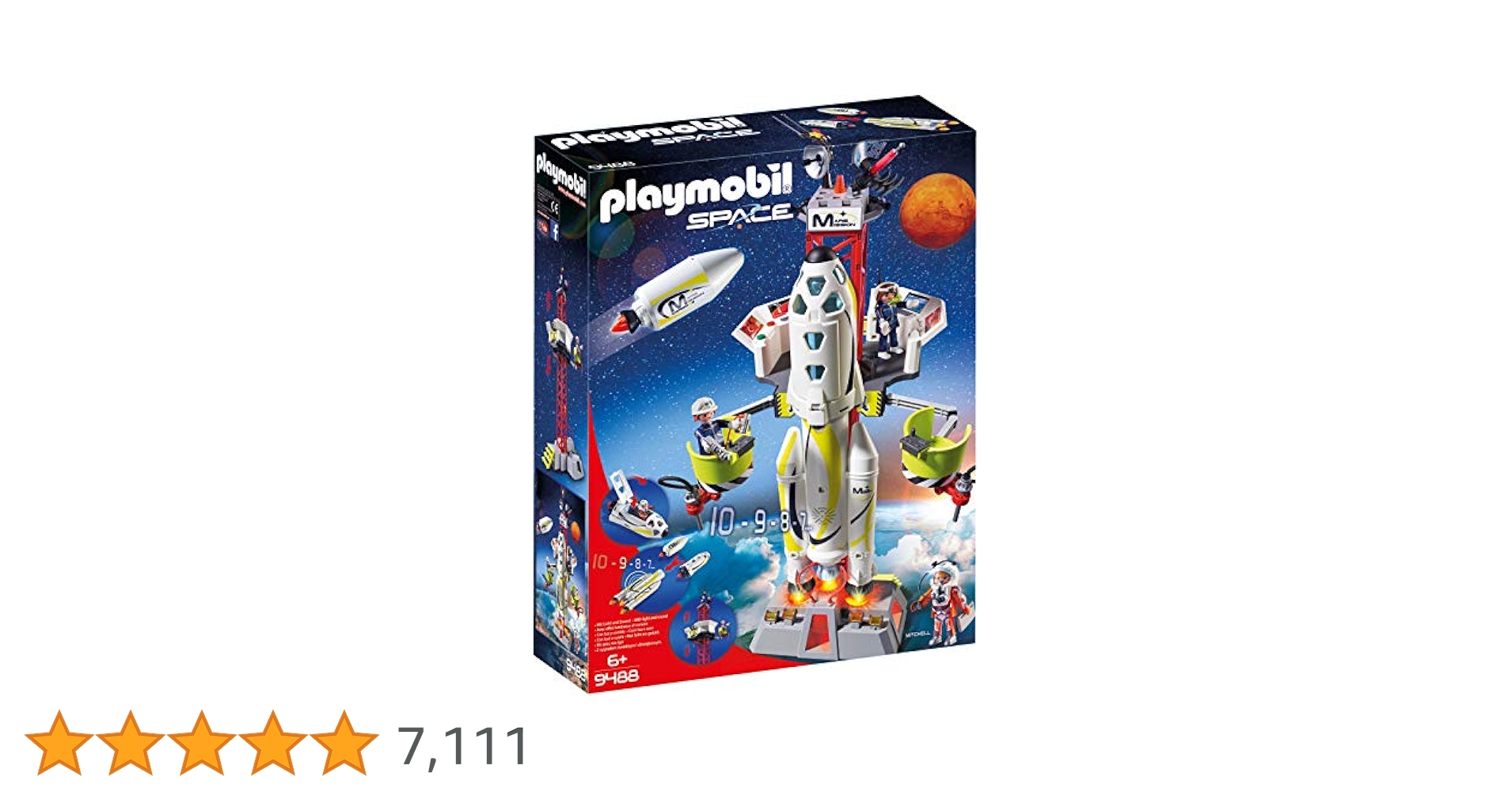 特撮 Playmobil space set 9488 Mission Rocket with Launch Site 9488 - Greenpoint Toys