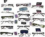 Foster Grant Reading Glasses -10 Pairs Assorted Bulk Magnivision, EZ Readers, Spare Pair, Essentials and other FGX brand READING GLASSES Assorted Strengths And Styles 1.25 - 3.25