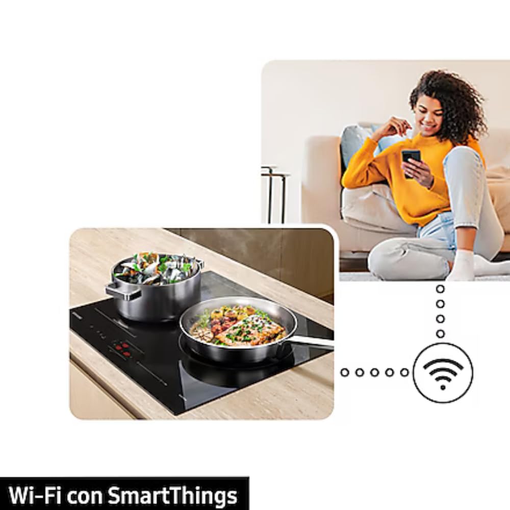 Samsung Plaque de cuisson à induction AI 2 zones de cuisson Fonction Power Boost NZ32BG2005FKU1