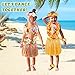 Fighting to Achieve 30cm Hawaiian Grass Skirt Performance Costume Set for Girls