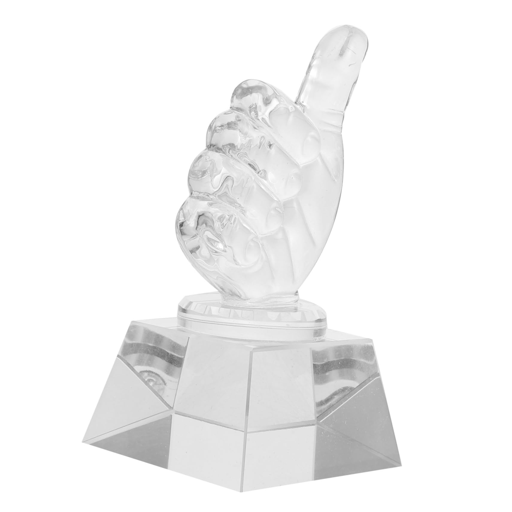 NUOBESTY 3 Piezas infantil Hombres cubo copa de para mini mostrar patas decorativo decoración de copa para deportes premio decoración Vidrio