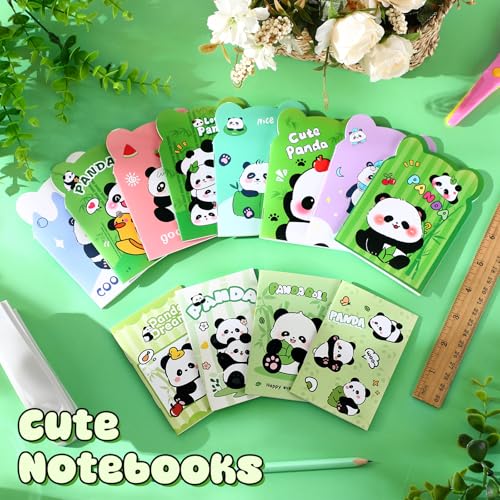 Cuadernos pequeños de panda a granel pack de 36 libretas mini 7