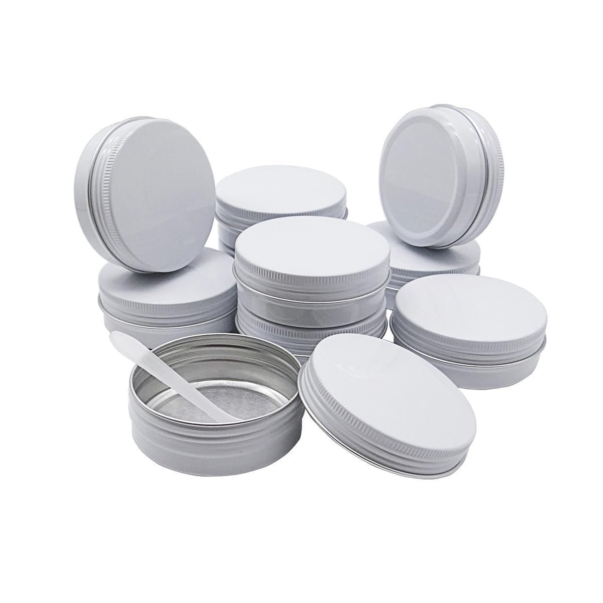 Amazon | アルミ缶 クリームケース 10個パック 10ml 50ml 60ml 小分け