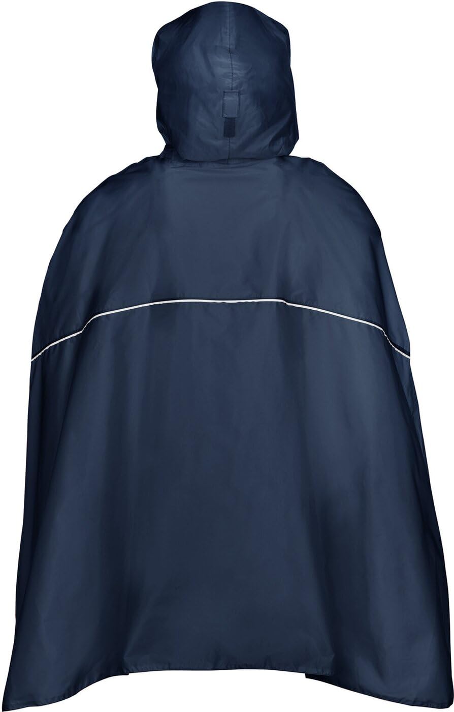 VAUDE Valdipino Poncho Poncho de Pluie pour Le vélo Marine FR : M (Taille Fabricant : M)