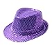 Produktbild UFODB Sequin Glitzernder Pailletten Hüte für Tanzparty Bühnenperformance Mützen Caps Unisex60cm x 23.63cm