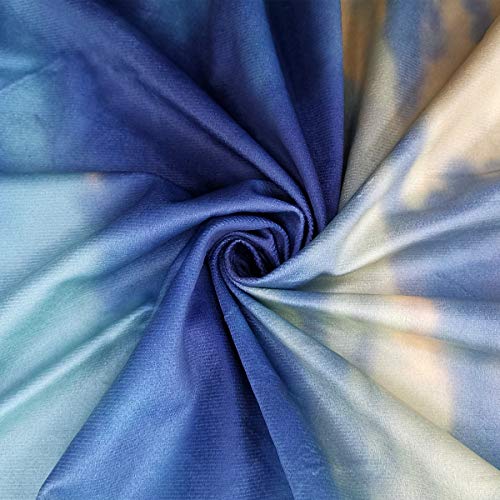 Riyidecor Ocean Beach Scenic Curtains Scenery Landscape Rod Pocket Hawaiian Tropical Sunset Seaside Blue Sky Coastal Living Room Bedroom Window Drapes Treatment Fabric (2 Panels 42 X 63 Inch) Ww-Ihtb #TOP3