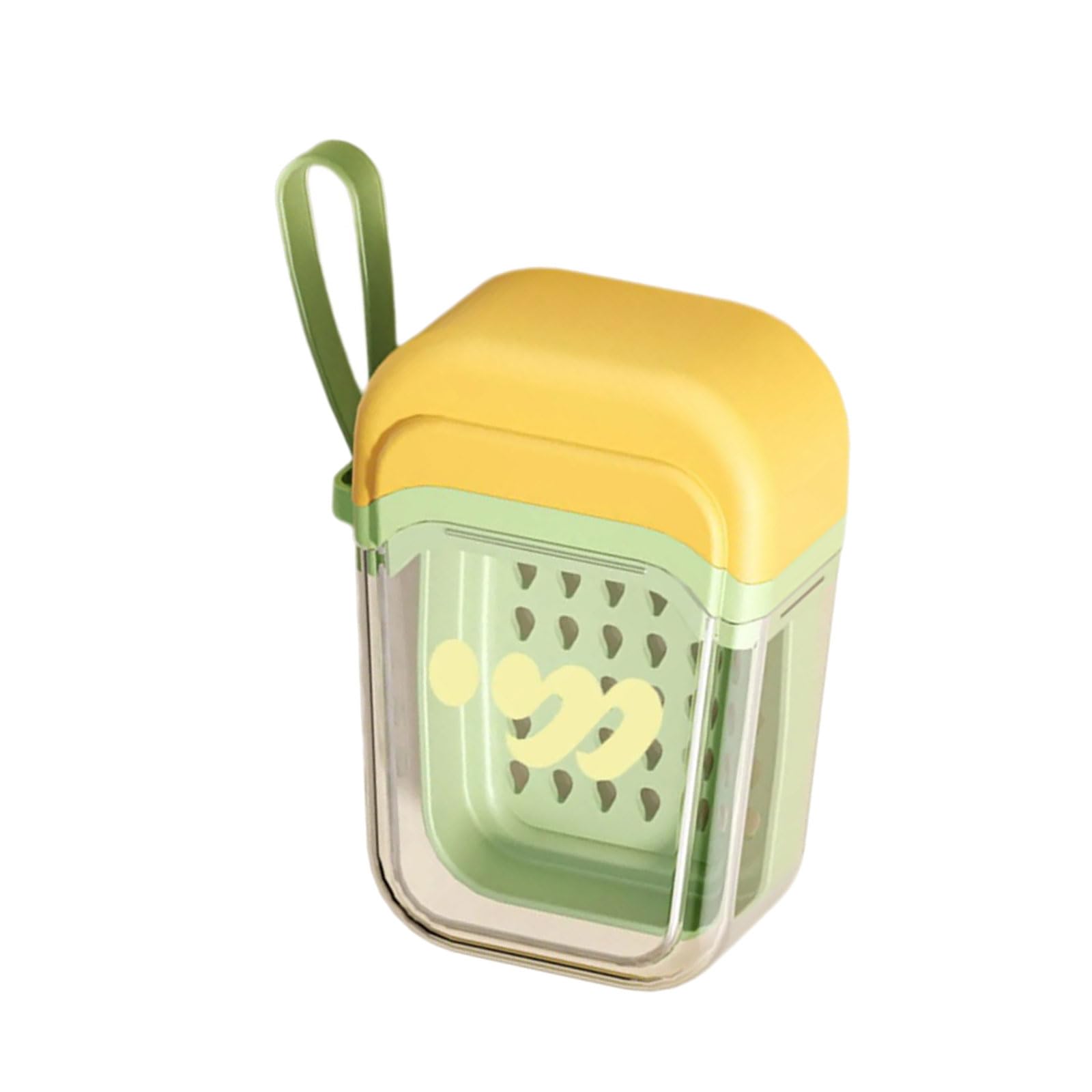 WEILWH Soap Holder Box with Tight Lid and Ventilation Holes Large Capacity Travel Friendly Bathroom Storage Solution Travel Soap Holder with Cover