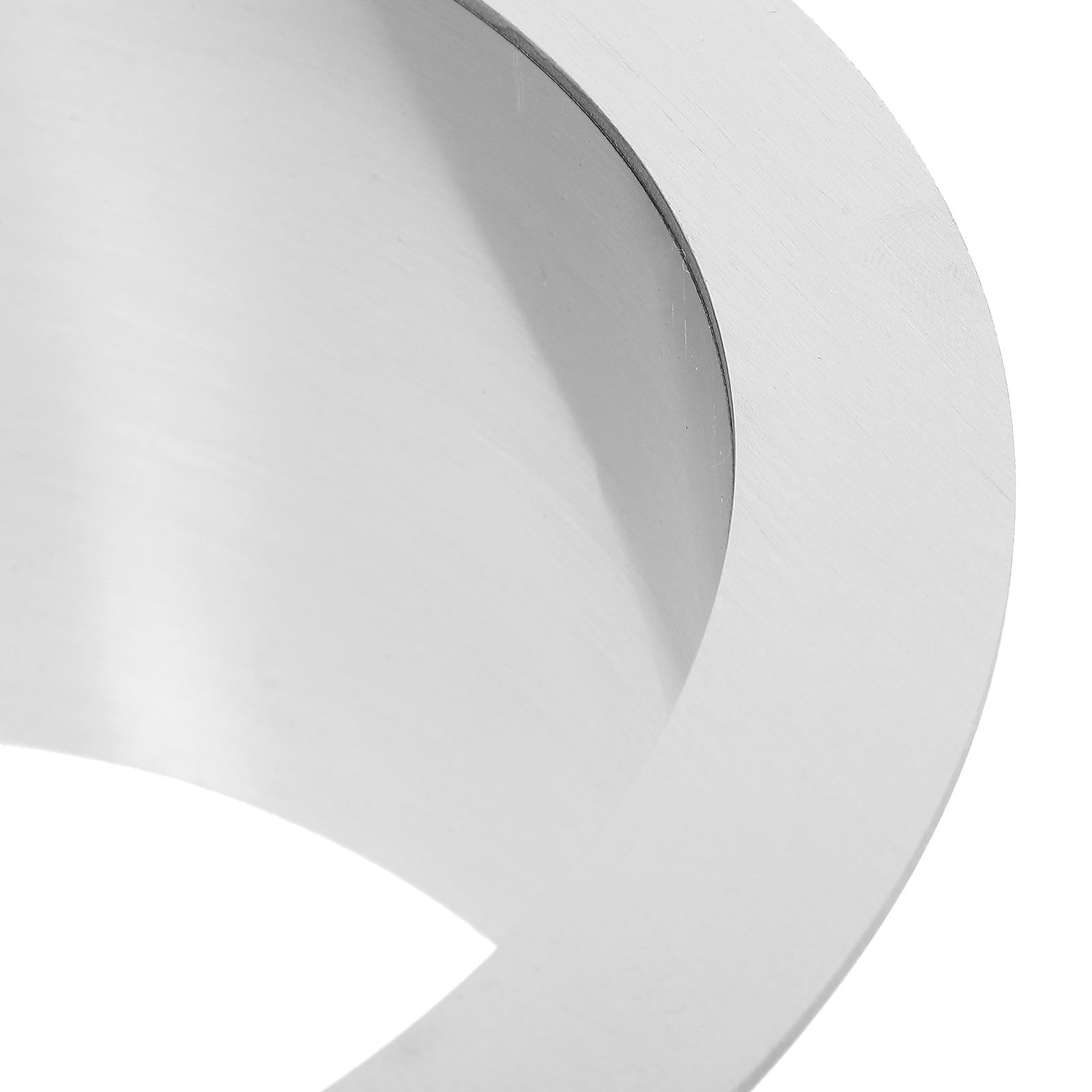 PATKAW Passe-poubelle Rond à Encastrer en Acier Inoxydable 304 | Goulotte à Déchets Intégrée, Finition Argenté, Design Simple et Élégant, pour Zones Humides