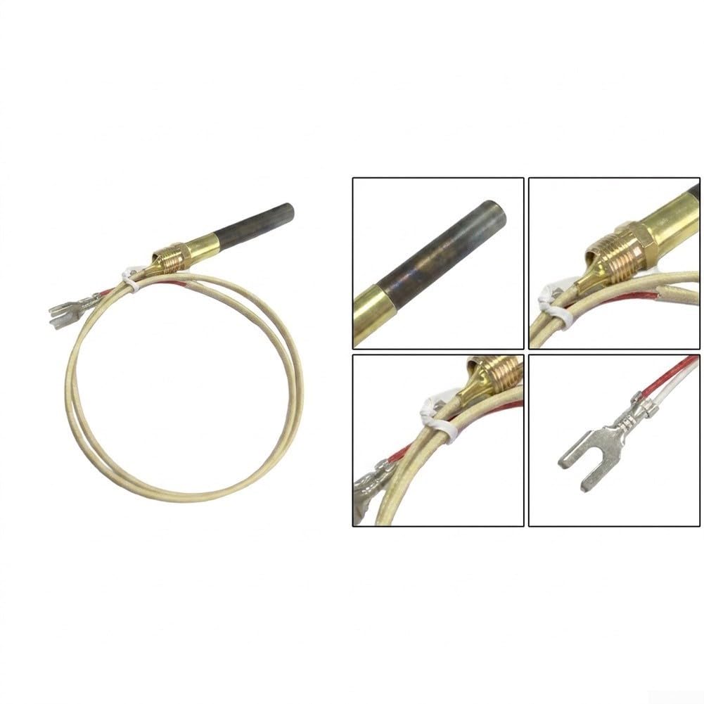 Sonda Termopar Gas 610mm para chimenea Estufa Sonda Termopar
