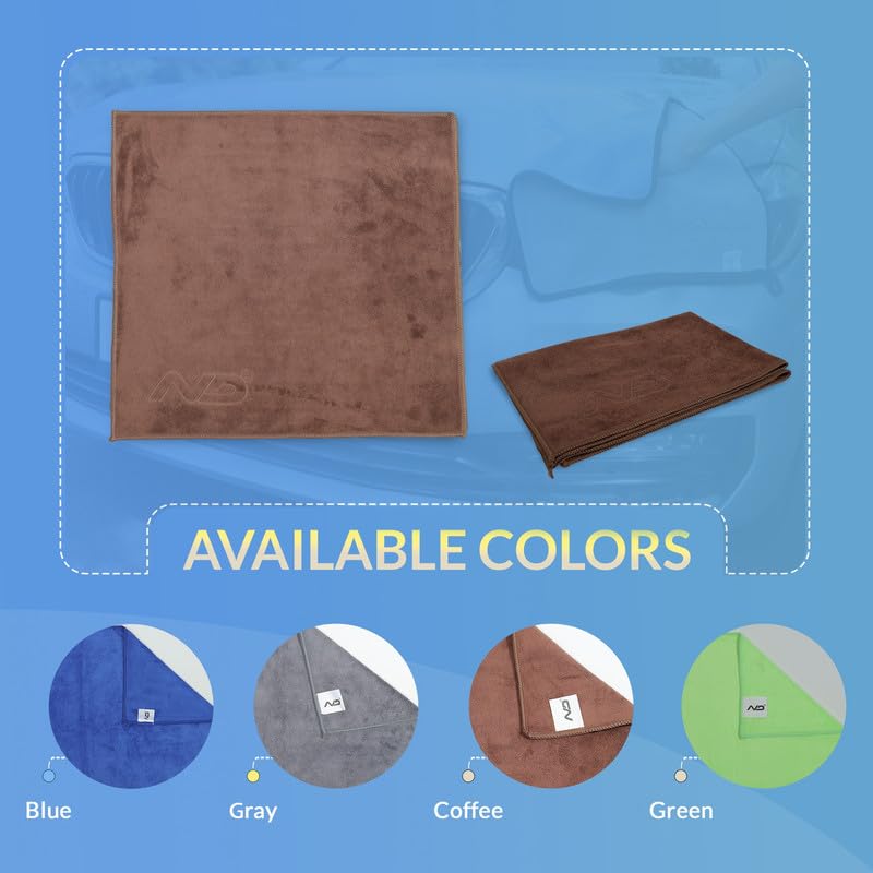 Image of Neodrift '400 GSM' Microfiber Cloth (Size - 40X60 Cm)(Set of 3 PC)(Colour - Mix)(Ultra Soft Cleaning Cloth for Car, Bike - Polishing, Detailing, Highly Absorbent)