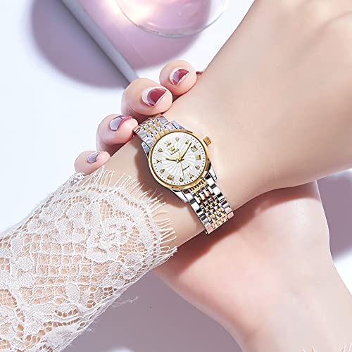Image of OLEVS Womens Automatic Watch Diamond Fashion Luxury Dress