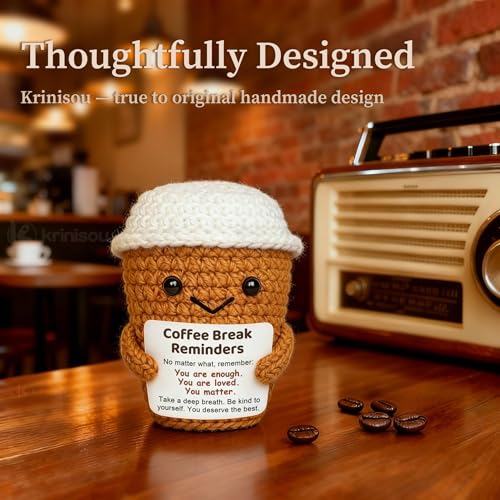 Coffee Lovers Birthday Gifts for Women Men, Positive Animals Espresso - image 2