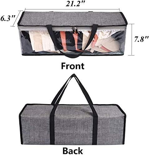 Hat Storage,Hat Protector,Sport Hat Organizer, Baseball Cap Storage Bag, Cap Bag/Holder, Hat Carrying Case With Carry Handles and Zipper Closure ,Top Hats Organizer Holds Up to 19 Hats, Durable Dust Proof, 21.2”L x 6.3”W x 7.8”H,2 Packs