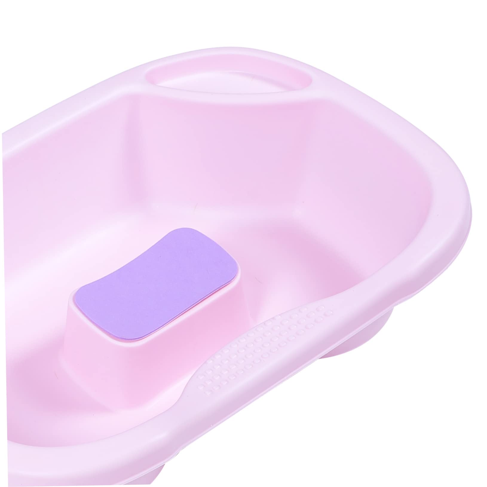 Lavatesta Portatile in Plastica Pp per Anziani e Donne Incinte, Bacinella Shampoo da Letto Supporto per Capo, Collo e Spalle, Comoda per Pazienti Allettati