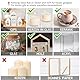 4 Blatt Rub On Sticker Herbst Transferaufkleber Rub Ons Herbst Deko Geschenk Aufkleber Selbstklebend Bunt Rub Ons Folie für Glas Holz Keramik Kleiner Herbstgruß DIY Geschenkideen