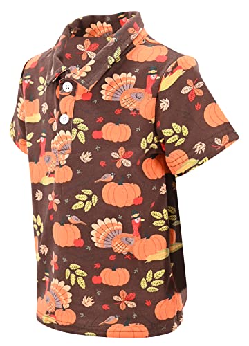 Image of Unique Baby Moisture Wicking Kids Polo Shirts for Toddler Boys Polo Shirt