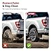 2025 Upgraded Mud Flaps for 2021-2026 Ford F150 Accessories Mudguards All Weather F150 Mudflaps No-Drill Front and Rear-Black,4 Pc. (Not fit Raptor Models)