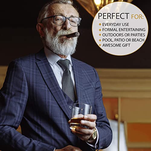 Bravario Unbreakable Glasses Bundle | 4 Whiskey, 4 Champagne | Shatterproof 100% Tritan Plastic | Dishwasher-Safe | Bpa-Free | Awesome For Indoor & Outdoor, Gifts & Holidays #TOP5