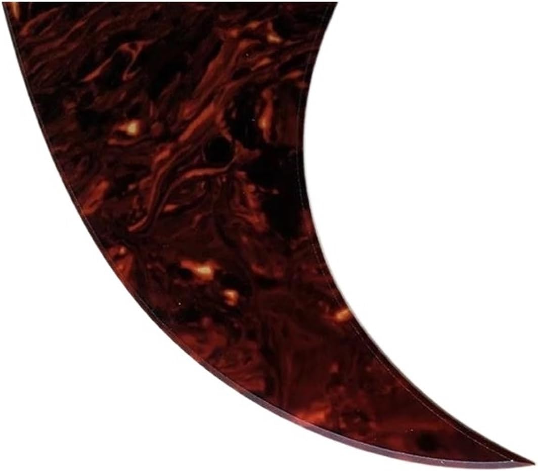 アコースティックギター用ピックガード ティアドロップ型 ブラウン トータス